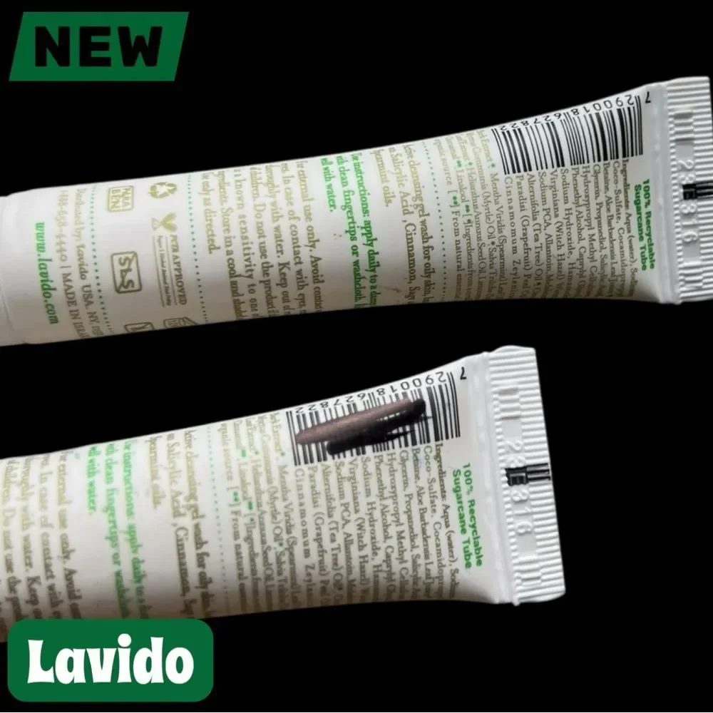 New Lavido Thera-Intensive Cleansing Gel – 2 Pack (0.5 fl oz / 15 mL Each)